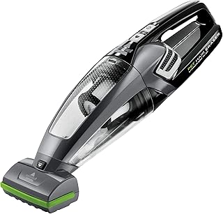 Test et avis complet sur le Bissell Pet Hair Eraser, Aspirateur Portable sans Fil, Brosse Rotative pour Poils d'animaux, Puissante 14.4V, pour Vos Escaliers, Meubles Rembourrés, Voitures et Tapis, 68dB, Noir-Titane, 2278N