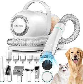 Test et avis complet sur le Neakasa P1 Pro Brosse Chat, Brosse Chien, Tondeuse professionnelle pour chats et chiens, Aspirateur de poils 13000 Pa, Silencieuse 52 dB, 5 Outils de toilettage pour poils courts, longs et épais