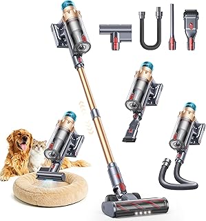 Test et avis complet sur le SMOTURE Aspirateur Balai sans Fil, 50KPA 600W 65Mins Aspirateur sans Fil Puissant avec Brosse Matelas, Tuyau 1M, Mode Auto, Écran Tactile, Aspirateur Balai Parfumé pour Poils d’Animaux-Maison-Voiture